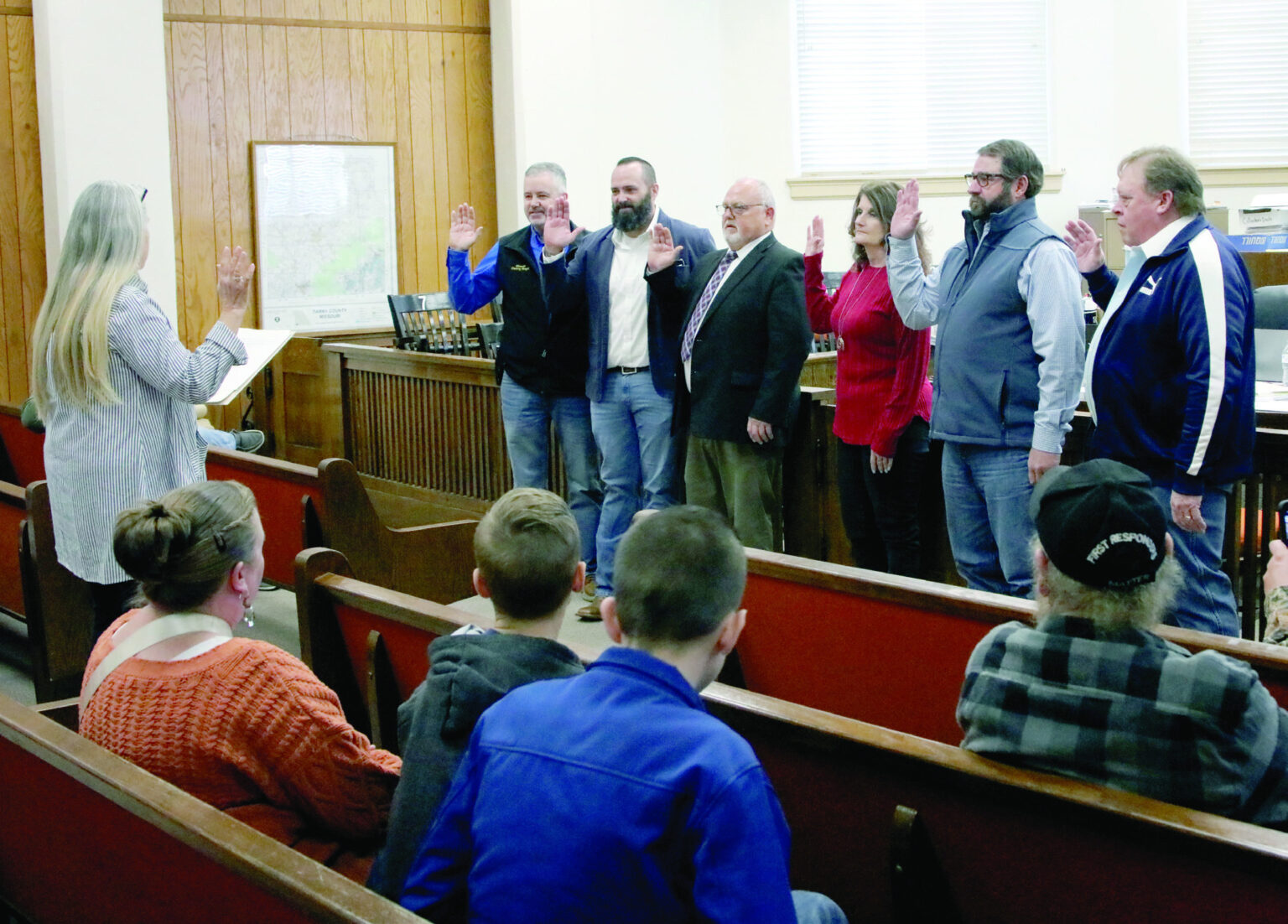 County elected officials sworn into positions - Cassville Democrat