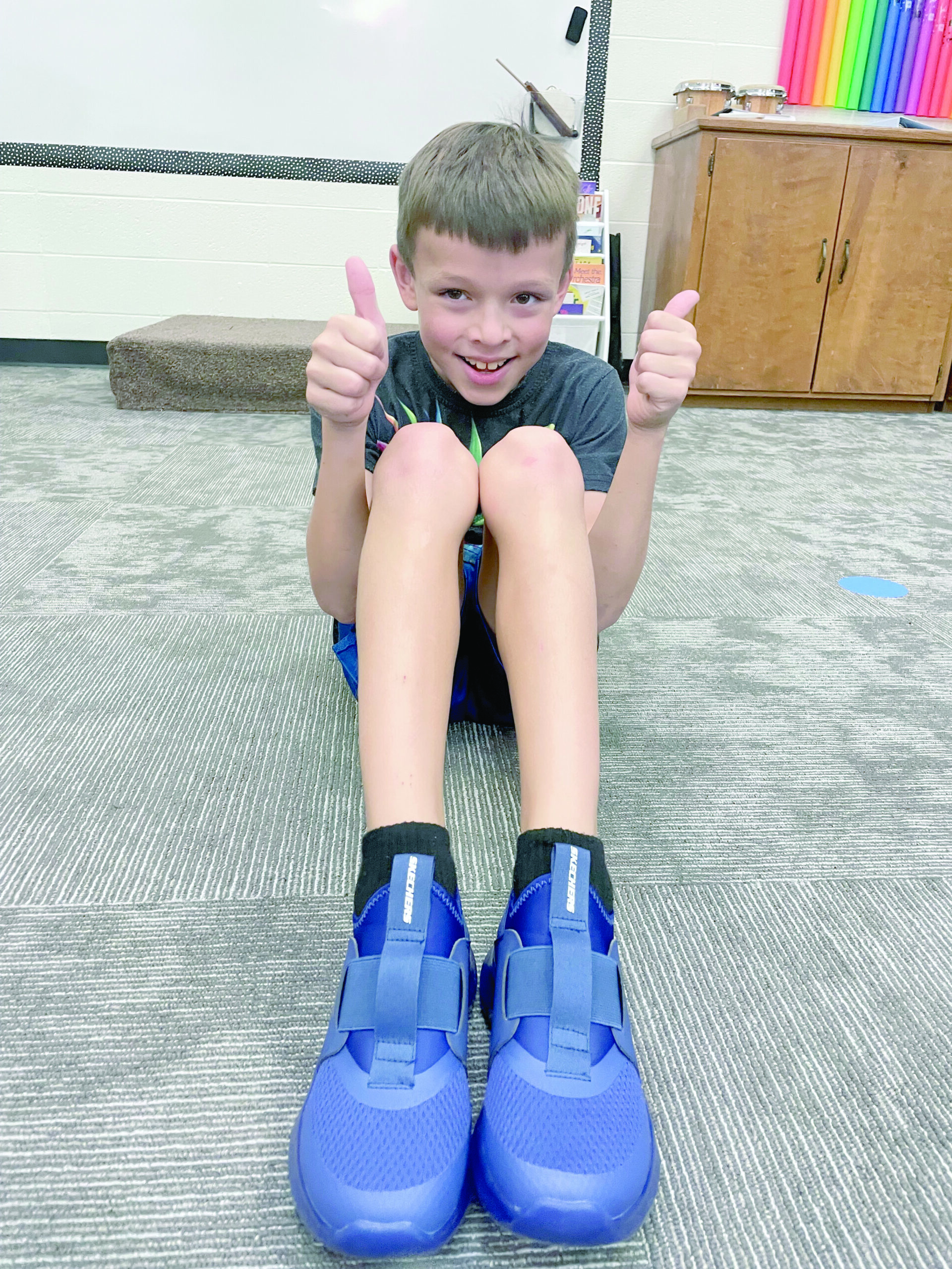 ‘I love these’ — Shell Knob students gifted new shoes - Cassville Democrat