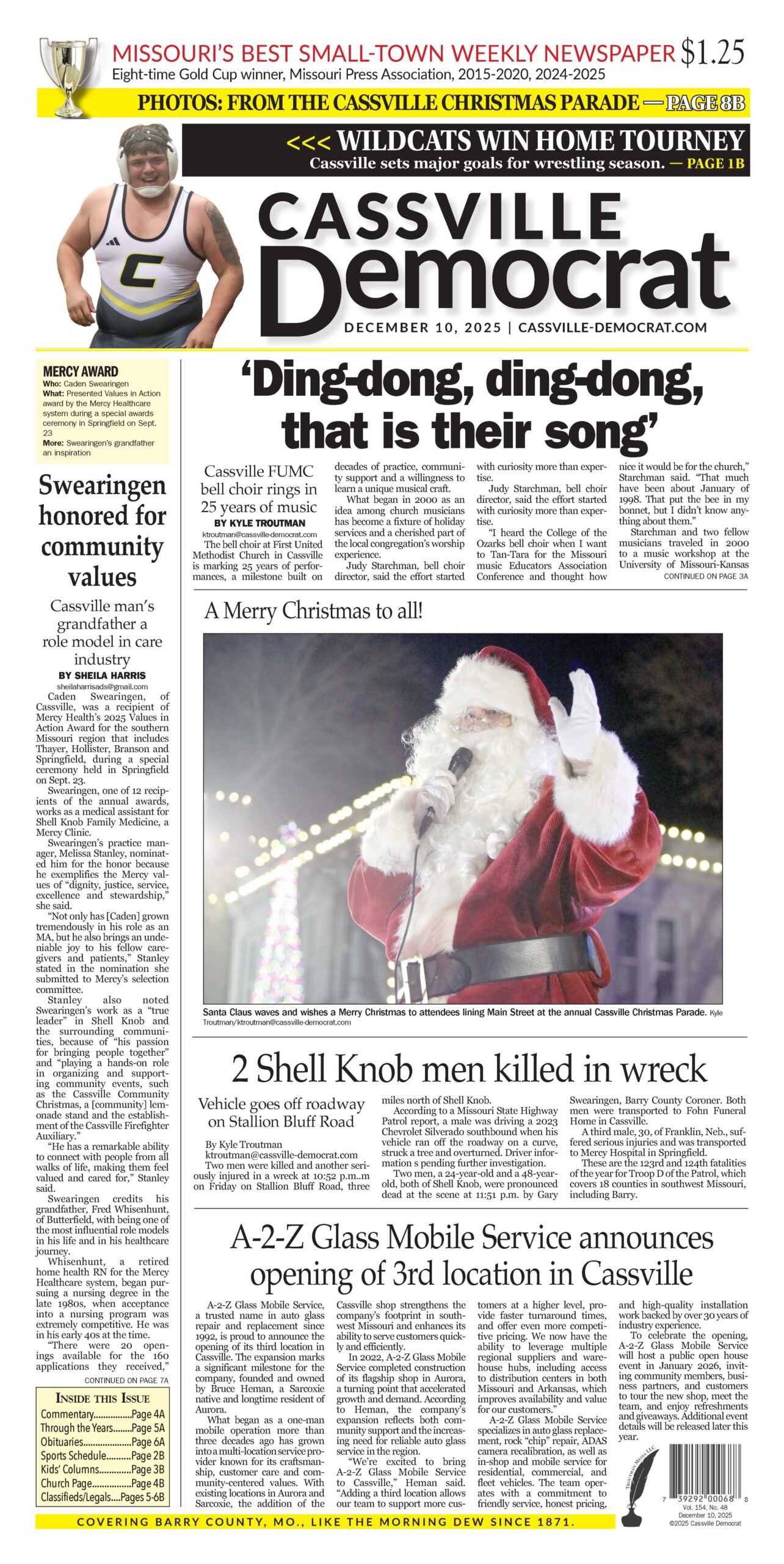Cassville Democrat, Dec. 10