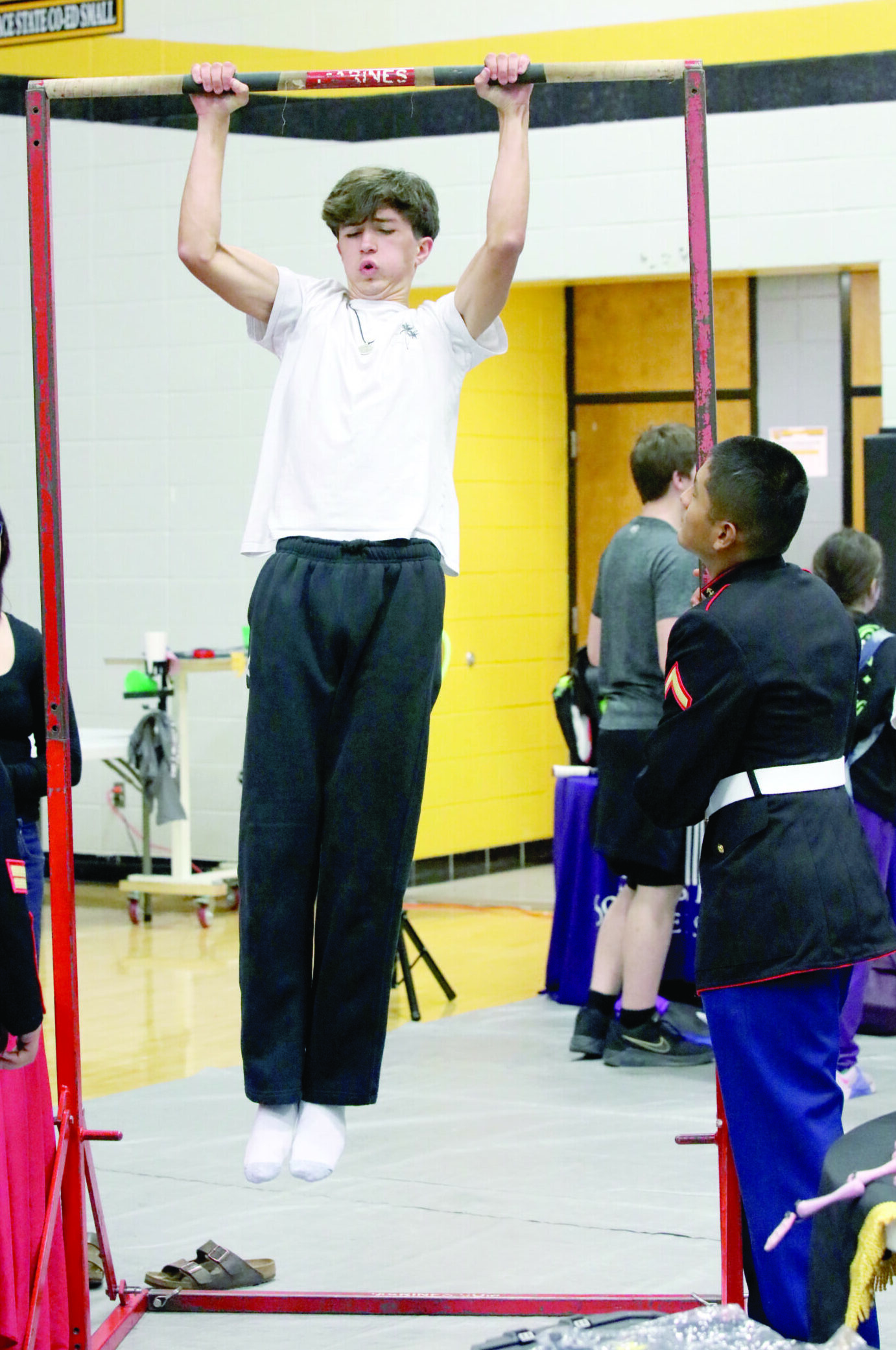 Students weigh futures at career fair